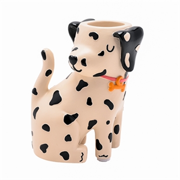 Raspberry Blossom Matchstick Holder - Dog