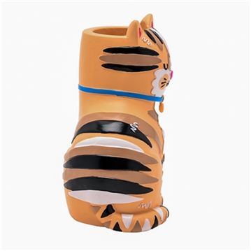 Raspberry Blossom Matchstick Holder - Cat