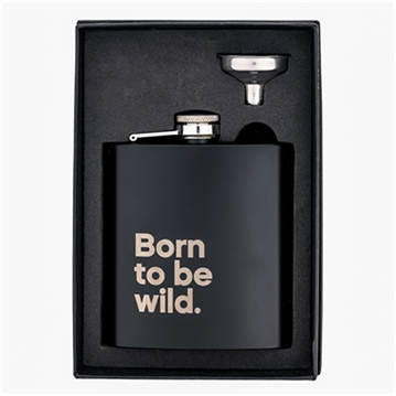 "Born To Be Wild" Say it with Songs Hip Flask