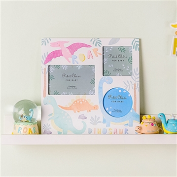 Dinosaur Collage Frame