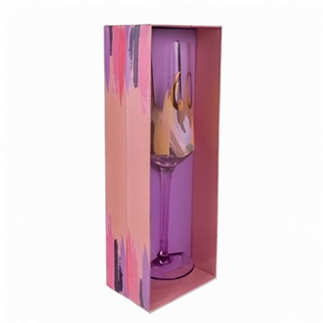 Brushstroke 60th Birthday Flute Glass