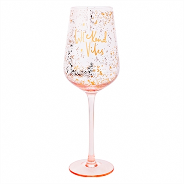 "Weekend Vibes" Wine Glass