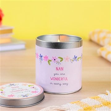 Love Life Nan Candle Tin