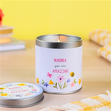 Love Life Nanna Candle Tin