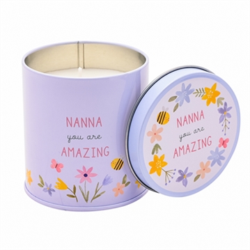 Love Life Nanna Candle Tin