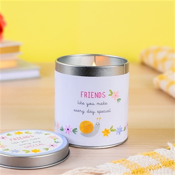 Love Life Friend Candle Tin