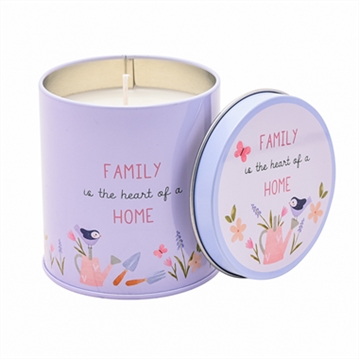 Love Life Family Candle Tin