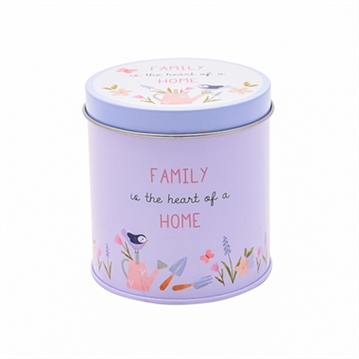 Love Life Family Candle Tin