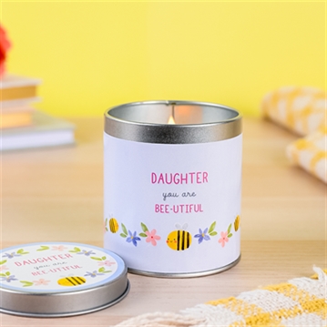 Love Life Daughter Candle Tin