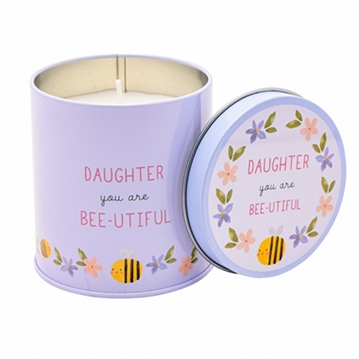 Love Life Daughter Candle Tin