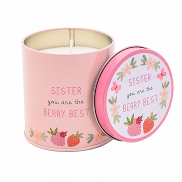 Love Life Sister Candle Tin