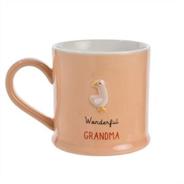 Love Life Grandma Embossed Mug