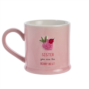 Love Life Sister Embossed Mug
