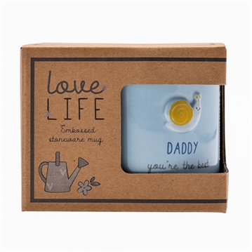Love Life Daddy Embossed Mug