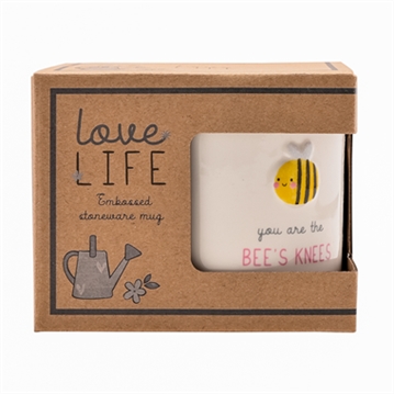 Love Life "You are the Bee's Knees" Embossed Mug