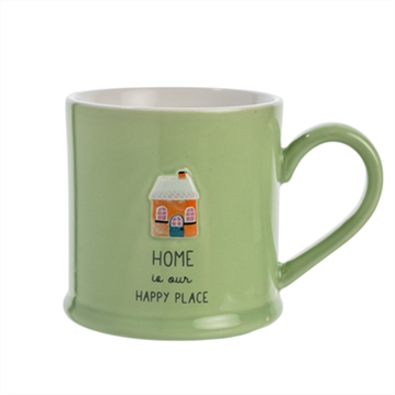Love Life Home Embossed Mug