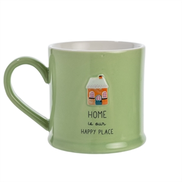 Love Life Home Embossed Mug