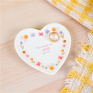 Love Life Ceramic "You are Loved" Trinket Tray