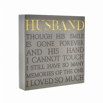 Husband Memorial Square Plaque