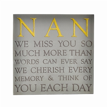 Nan Memorial Square Plaque