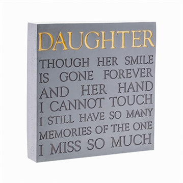 Daughter Memorial Square Plaque