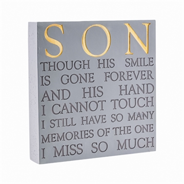 Son Memorial Square Plaque