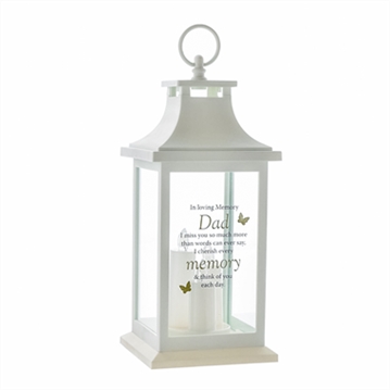 In Loving Memory Dad Memorial Lantern