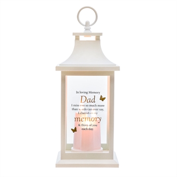 In Loving Memory Dad Memorial Lantern