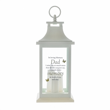 In Loving Memory Dad Memorial Lantern