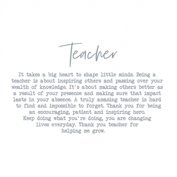 Stoneware Teacher Mug