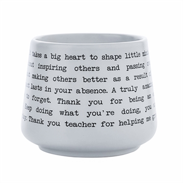 Stoneware Teacher Mug