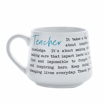 Stoneware Teacher Mug
