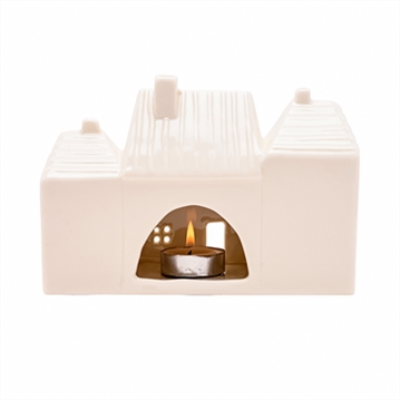 "Where I Need To Be" Ceramic House Tea Light Holder