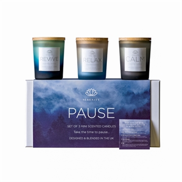 Serenity Pause Set of 3 Candles