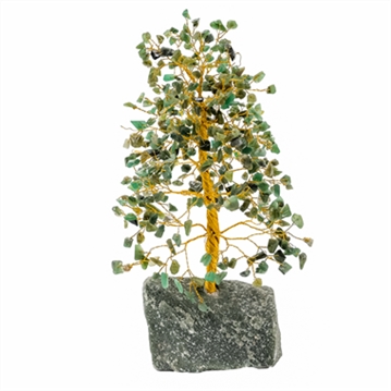 Green "Luck" Gemstone Trees