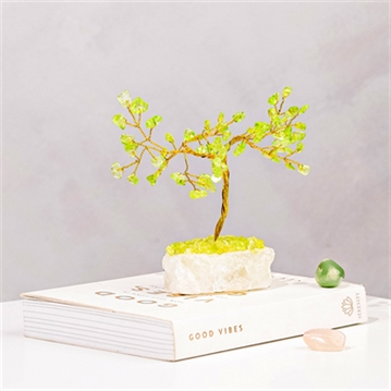 Peridot Gemstone Tree