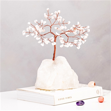 White Jade Gemstone Tree