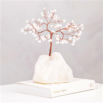 White Jade Gemstone Tree