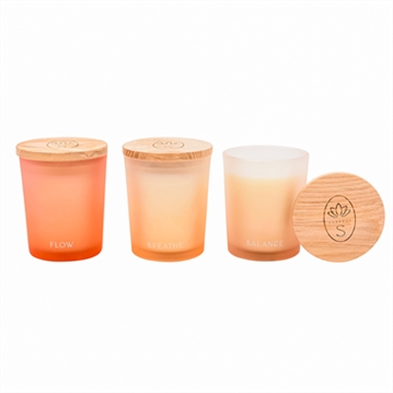 Serenity Tranquil Set of 3 Votive Candles