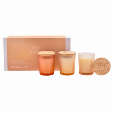 Serenity Tranquil Set of 3 Votive Candles