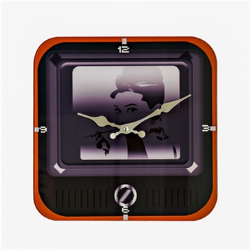 Female Icon Television Wall Clock