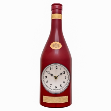 Wine Bottle Wall Clock