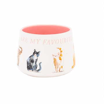 Ling Designs "Cats Are My Favourite People" Ceramic Mug