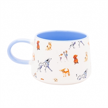 Ling Designs Dog Pattern Ceramic Mug