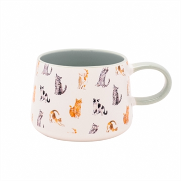 Ling Designs Cat Pattern Ceramic Mug