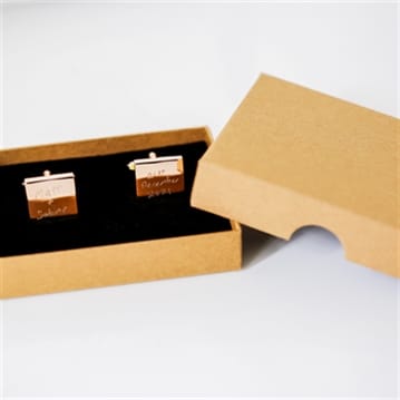 Personalised Cufflinks with Handwriting Engraving