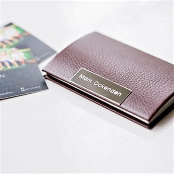 Personalised Business Credit Card Holder Find Me A Gift