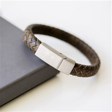 Personalised Antique Style Bracelet with Handwriting/Drawing Engraving