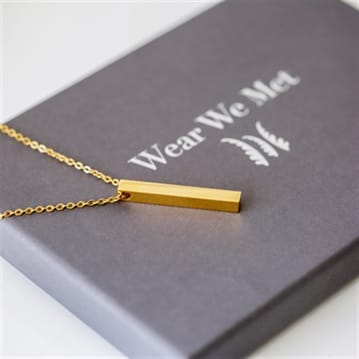 Personalised Bar Necklace
