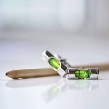 Spirit Level Cufflinks & Personalised Box